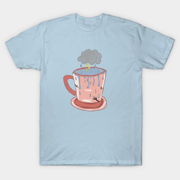 A Storm in a Teacup (No Text) T-Shirt by Geometrico22